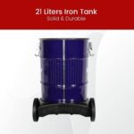 Nobel 21 Liters Drum Vacuum Cleaner, 1600 W, Durable Iron Tank, Smooth Roller, Color Purple/Black Model – NVC2121 – 1 Year Warranty. - Image 5