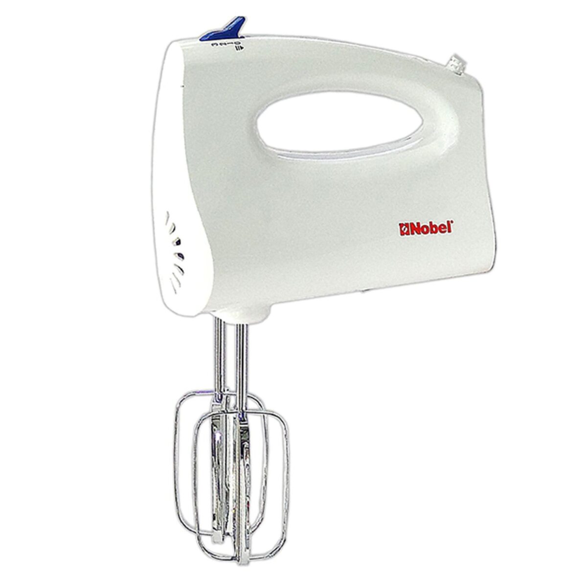 Nobel Hand Blender, 250W, 3-Speed, Chromed Beaters, Dough Hooks, Color White Model – NHB25 – 1 Year Warranty. - Image 1