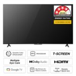 TCL 55 Inch Smart LED TV, 4K Ultra HD, Google TV, Metallic Bezel-less, Color Black Model – 55P655 – 1 Year Warranty. - Image 2
