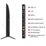 TCL 55 Inch Smart LED TV, 4K Ultra HD, Google TV, Metallic Bezel-less, Color Black Model – 55P655 – 1 Year Warranty. - Image 3