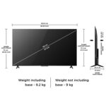 TCL 55 Inch Smart LED TV, 4K Ultra HD, Google TV, Metallic Bezel-less, Color Black Model – 55P655 – 1 Year Warranty. - Image 4