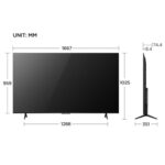 TCL 75 Inch Smart LED TV, 4K Ultra HD, Google TV, P69B Series, Metallic Bezel-less, Color Black Model – 75P69B – 1 Year Warranty. - Image 5