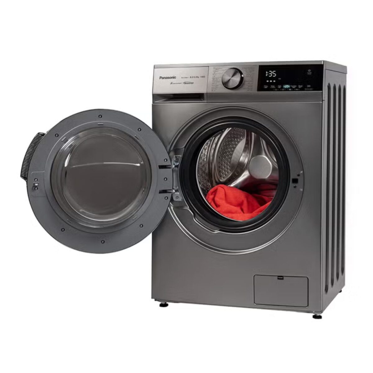 Panasonic 8 Kg Washer 6 Kg Dryer Front Load, Inverter Motor, 16 Programs, 1400 RPM, Active Wash, Color Silver Model – NA-S16ML1LAE – 1 Year Warranty. - Image 7