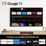 TuTu 65 Inch Smart TV, 4K UHD Google TV, Bezelless Design, Voice Control, Screen Projection, Dolyby Audio, Color Black Model – G65QU – 1 Year Warranty. - Image 2
