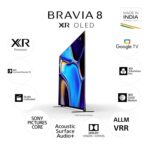 Sony 77 Inch Smart TV, BRAVIA 8 Series, XR-OLED, XR Processor, Exclusive Features For PS5 Gaming, 4K HDR, Dolby Vision, Color Black Model – K-77XR80 – 1 Year Warranty - Image 3