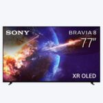 Sony 77 Inch Smart TV, BRAVIA 8 Series, XR-OLED, XR Processor, Exclusive Features For PS5 Gaming, 4K HDR, Dolby Vision, Color Black Model – K-77XR80 – 1 Year Warranty
