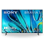 Sony 65 Inch 4K HDR Smart TV, BRAVIA 3 Series, Google TV, Dolby Vision Atmos, Color Black 2024 Model – K-65S30 – 1 Year Warranty
