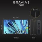Sony 75 Inch 4K HDR Smart TV, BRAVIA 3 Series, Google TV, Dolby Vision Atmos, Color Black 2024 Model – K-75S30 – 1 Year Warranty - Image 5