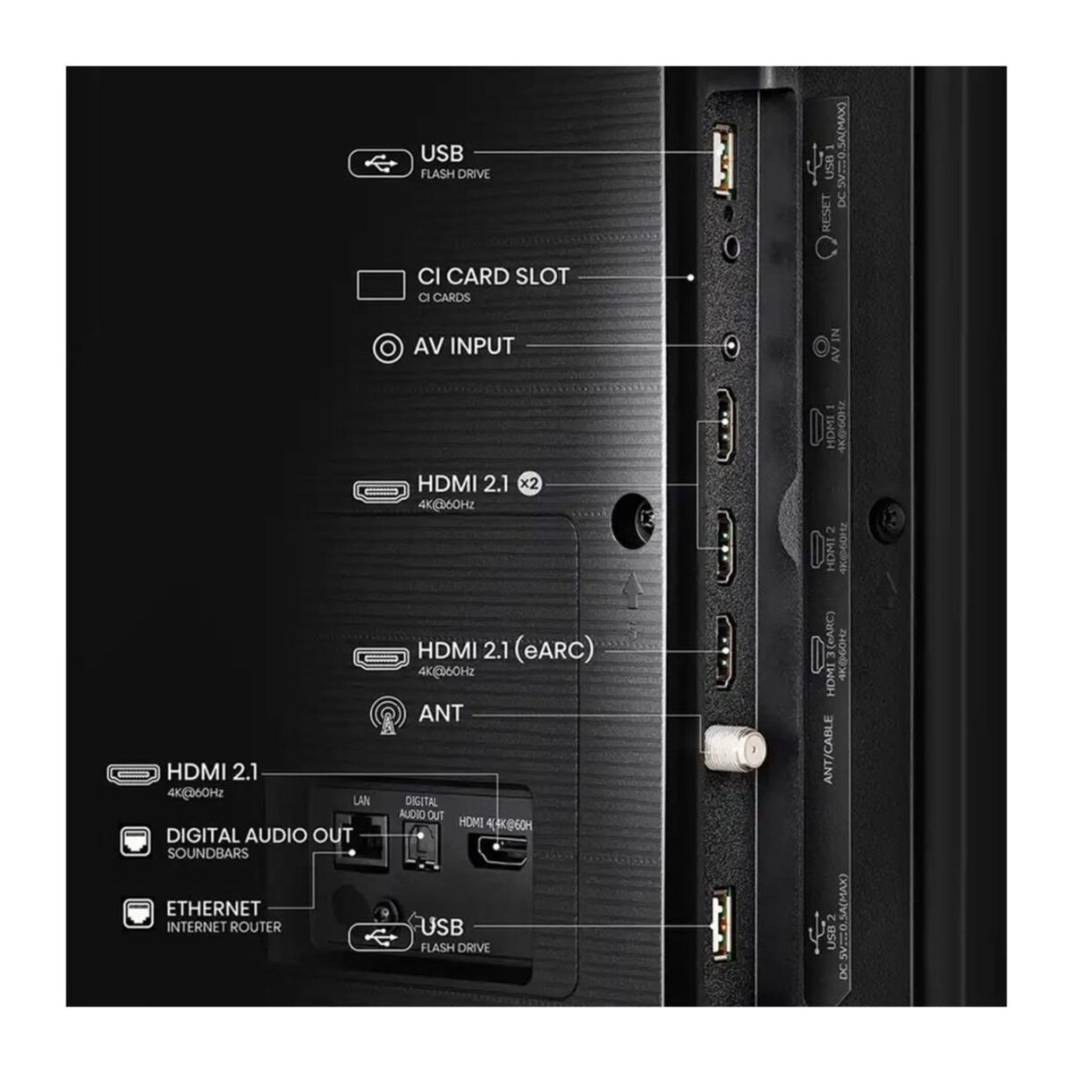 Hisense 65 Inch QLED Smart TV, Dolby Vision, Quantum Dot, Color Black 2024 Model – 65Q6N – 1 Year Warranty. - Image 3
