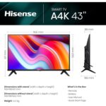 Hisense 43 Inch Smart TV 4K HD VIDAA Dolby DTS Sound High Contrast Wi-Fi Color Black Model – 43A4K – 1 Year Warranty. - Image 5