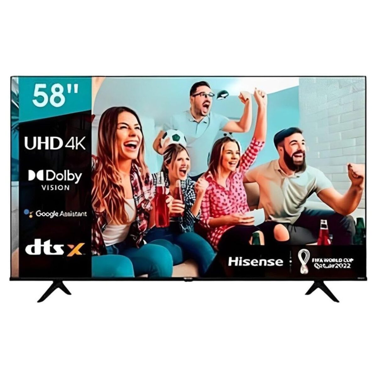 Hisense 58 Inch 4K UHD Smart TV, VIDAA Operating System, Color Black Model – 58A61N – 1 Year Warranty. - Image 1