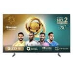 Hisense 75 Inch QLED 4K Smart TV, Series Q6N, VIDAA Operating System, Dolby Vision Atmos,Color Black (2024) Model – 75Q6N – 1 Year Warranty.