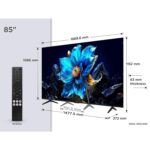 TCL 85 Inch 4K QLED Smart TV, P7K Series, Google TV, Dolby Atmos, Dolby Vision, HDR10+, Color Black Model – 85P7K – 1 Year Warranty. - Image 6