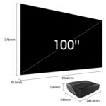 Hisense 100 Inch Smart Laser TV, 4K UHD, Dolby Vision, VIDAA TV, Color Black Model – 100L5 – 1 Year Warranty. - Image 2