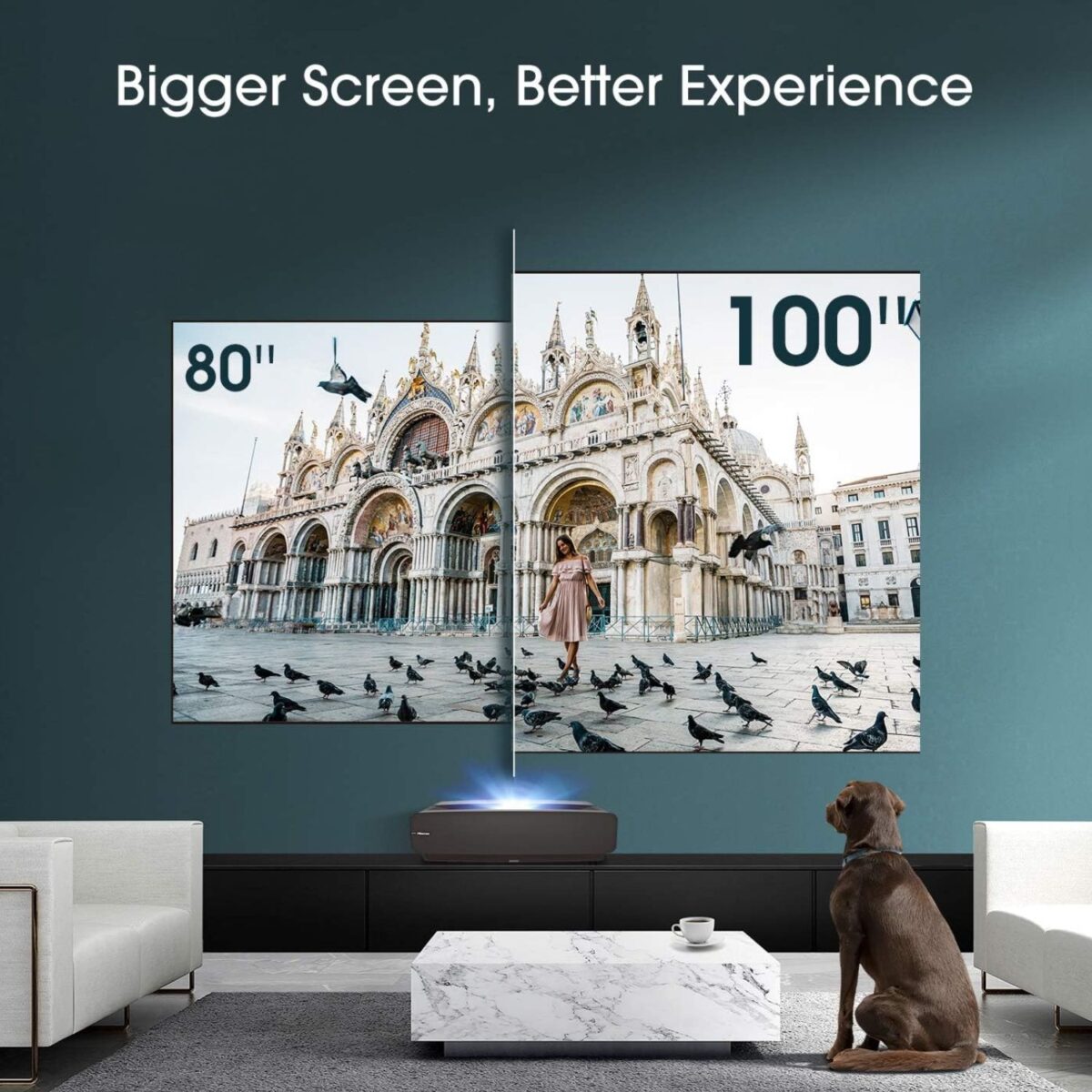 Hisense 100 Inch Smart Laser TV, 4K UHD, Dolby Vision, VIDAA TV, Color Black Model – 100L5 – 1 Year Warranty. - Image 4