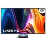 Hisense 100 Inch Trichroma Laser Smart TV, L9H Series, 4K UHD, VIDAA TV, UST Projector, 2024 Model, Color Black/Grey Model – 100L9HD – 1 Year Warranty.