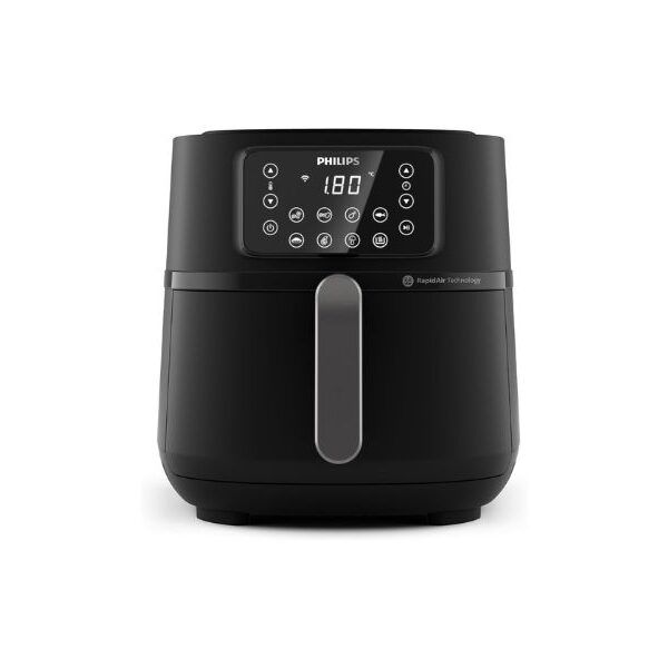 Philips 5000 Series Air fryer XXL Air fryer connected Rapid Air Technology Black Model HD9285/91 | 1 Year Warranty
