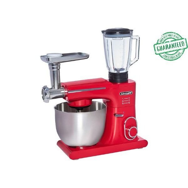Admiral 7 Liters Stand Mixer, Red Model – ADSM7SS15 | 1 Year Full Warranty