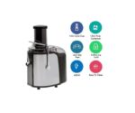 Nobel Juicer, 2 Litres Pulp Container, 1.1 Litre Juicer Cup, 2 Speed Control, Overheat Protection, Safety Lock, Color Silver/Black Model – NJE101E – 1 Year Warranty. - Image 2