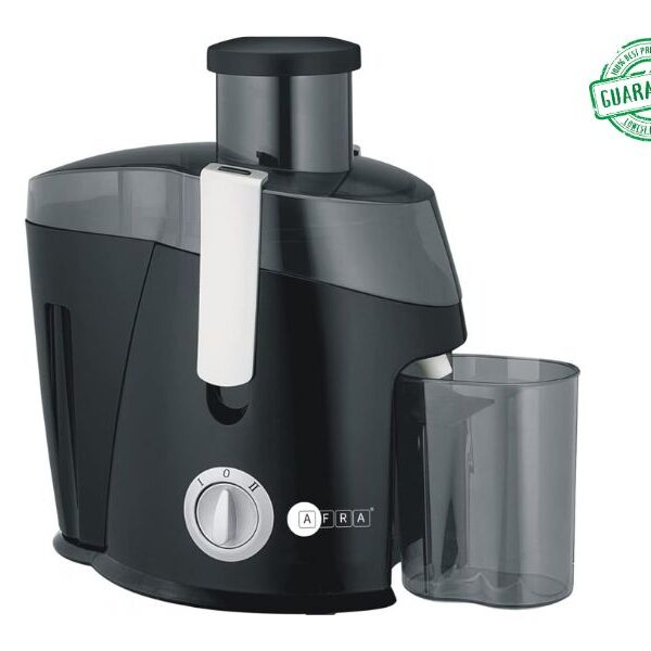 AFRA Japan 400Watt Juicer Black Model AF-400JCBK | 1 Year Full Warranty