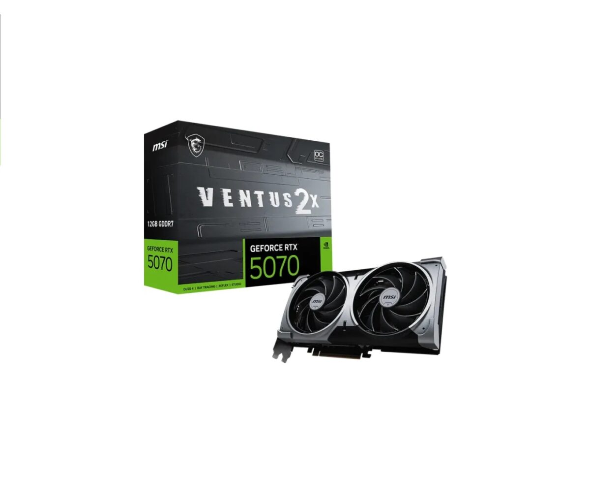 MSI VENTUS 2X OC nVidia RTX 5070 12GB - Image 1