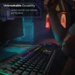 Vertux Comando High Performance Mechanical Gaming Keyboard, Black- Comando - Image 6
