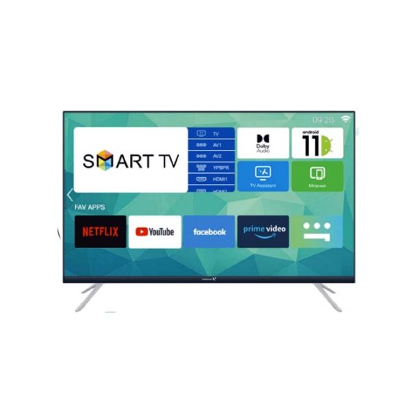 Videocon 55 Inch Smart TV 4K UHD Android 11 Google Play, Netflix, YouTube, Shahid, Built in Bluetooth Wi-Fi Black Model – AAEE55EP1100D1-1 Years Warranty.