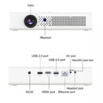 Volto Sky 116 4K 3D Smart Projector Android - Image 6