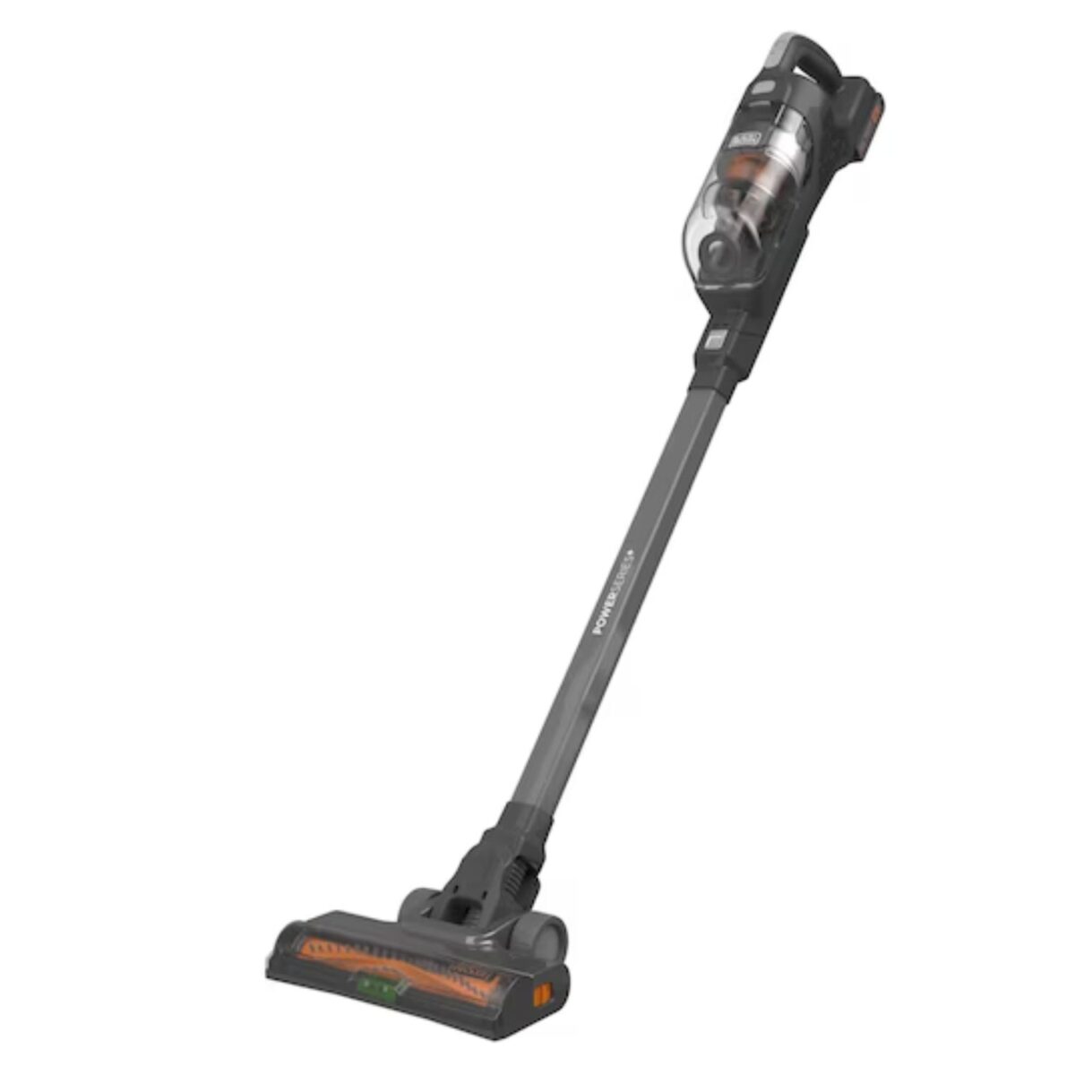 Black+Decker 18V 2-in-1 Cordless Stick Vacuum With Removable 2Ah Battery LED Floor Lights, Lightweight Grey Model – BHFEA18D1-GB – 1 Year Warranty. - Image 1