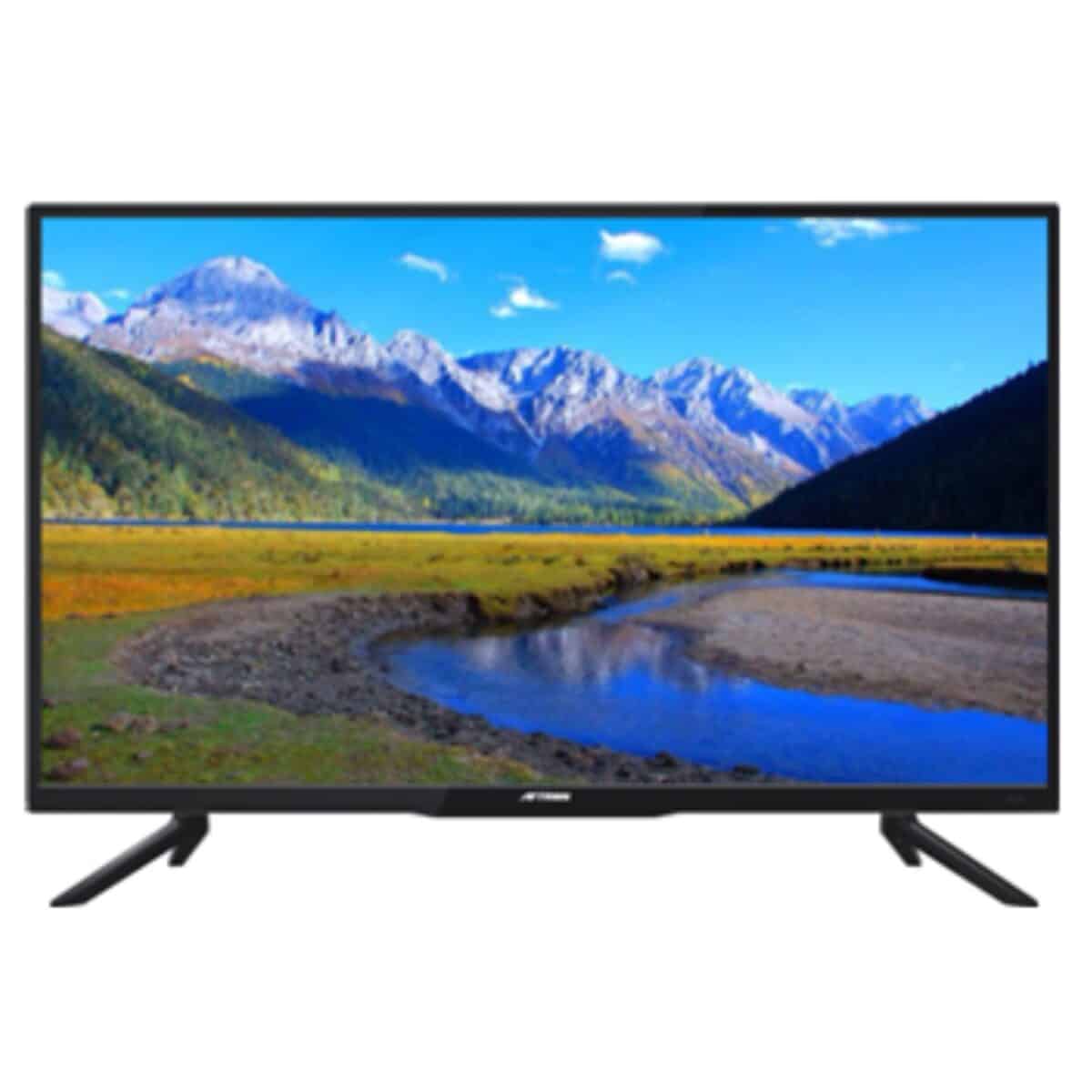 Aftron 32 Inch LED TV With HDMI and USB Slim design Programmable Sleep Timer Color Black Model – AFLED3295A – 1 Year Warranty. - Image 1