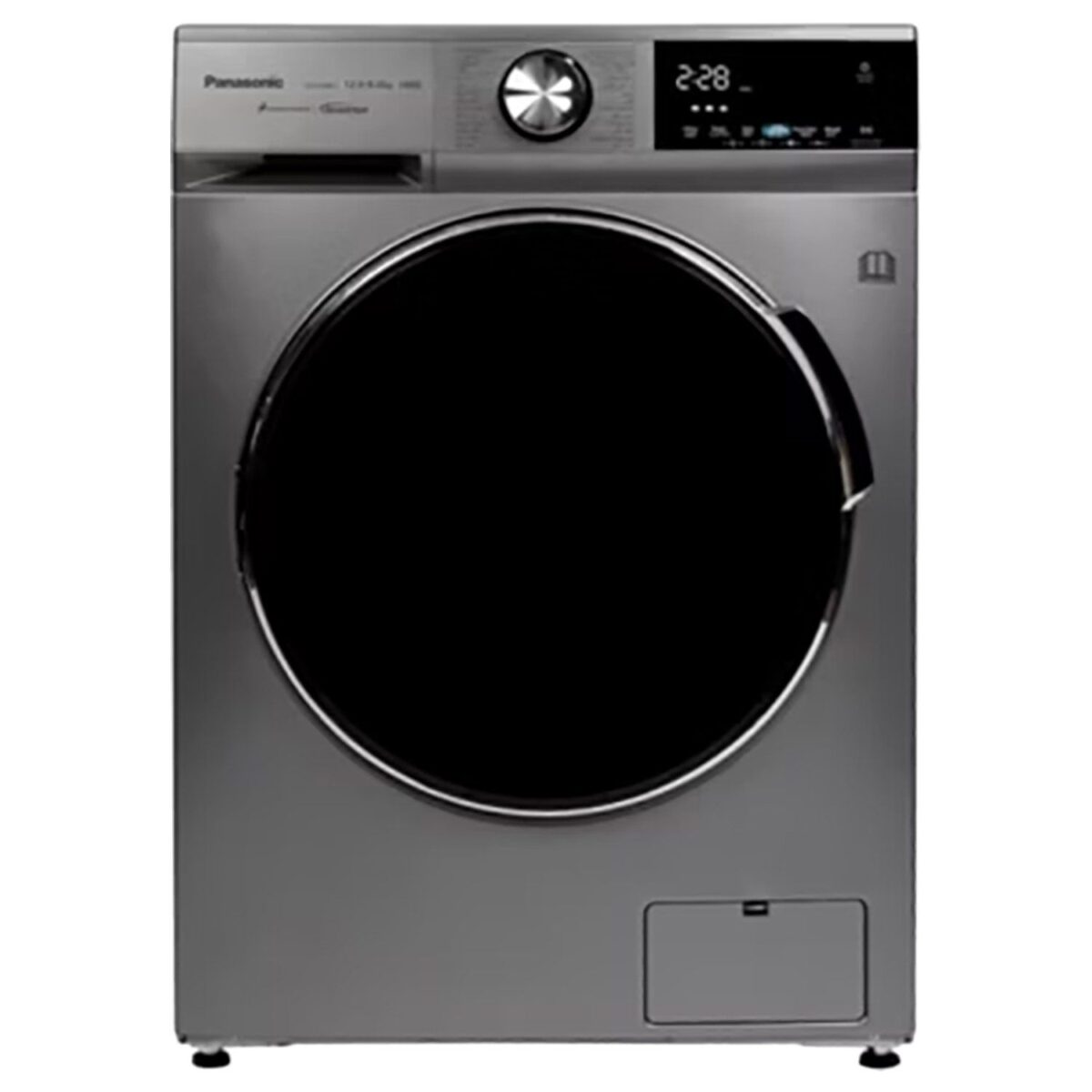 Panasonic 12 Kg Washer 8 Kg Dryer Front Load, Abaya Wash, Stain Support, Inverter, Steam Hygiene, Color Dark Silver Model – NA-S24ML1LAE – 1 Year Warranty. - Image 1