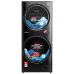 Admiral 10 Kg Washer 7 Kg Dryer Front Load Fully Automatic Two Invertor Motors Touch Panel Control Black Model – ADLC157SICP – 1 Year Warranty