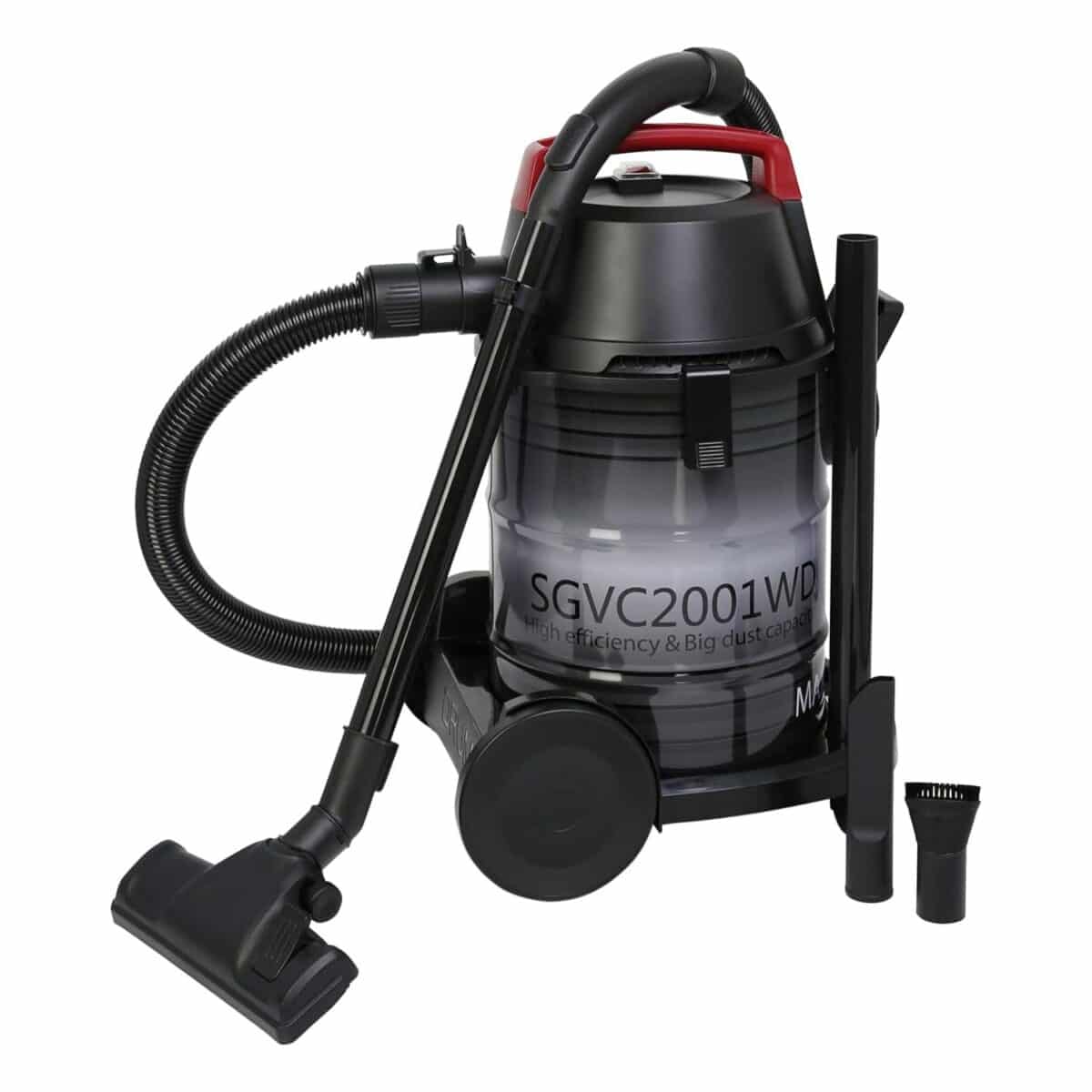 Super General 1600W Wet and Dry Vacuum Cleaner Durable and 21 Liter dust capacity Black Model SGVC20011WD | 1 Year Warranty - Image 1