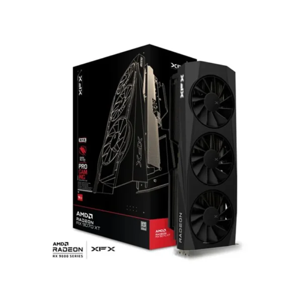 XFX Quicksilver AMD Radeon RX 9070XT Gaming Edition 16GB GDDR6 Graphics Card- RX-97TQICKB9