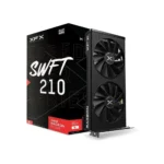 XFX SPEEDSTER SWFT 210 AMD Radeon RX 7600 Core Graphics Card, 8GB GDDR6 – RX-76PSWFTFY