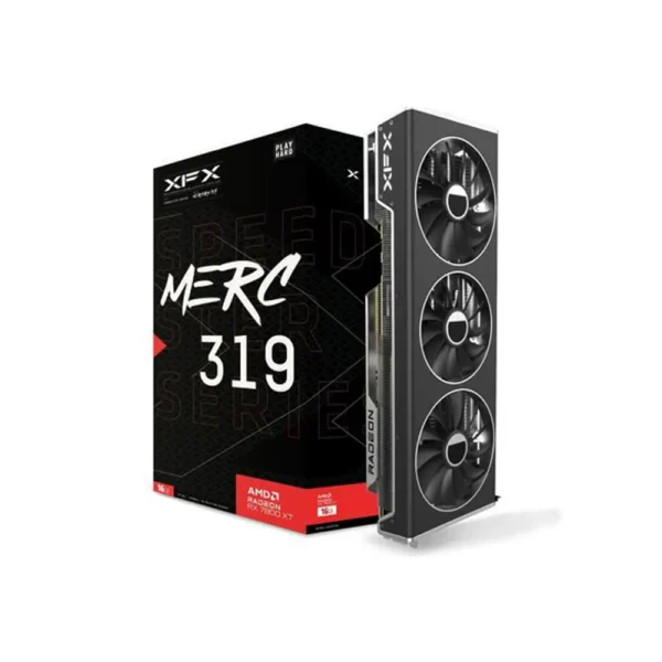XFX Speedster MERC 319 Radeon RX 7800 XT 16GB GDDR6 Gaming Graphics Card – RX-78TMERCB9