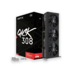 XFX Speedster QICK 308 RADEON RX 7600 Gaming Graphics Card, 8GB GDDR6, Black- RX-76PQICKBY