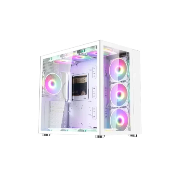 Xander Neptune ATX 7 Fans WCA0016 Towercase, White