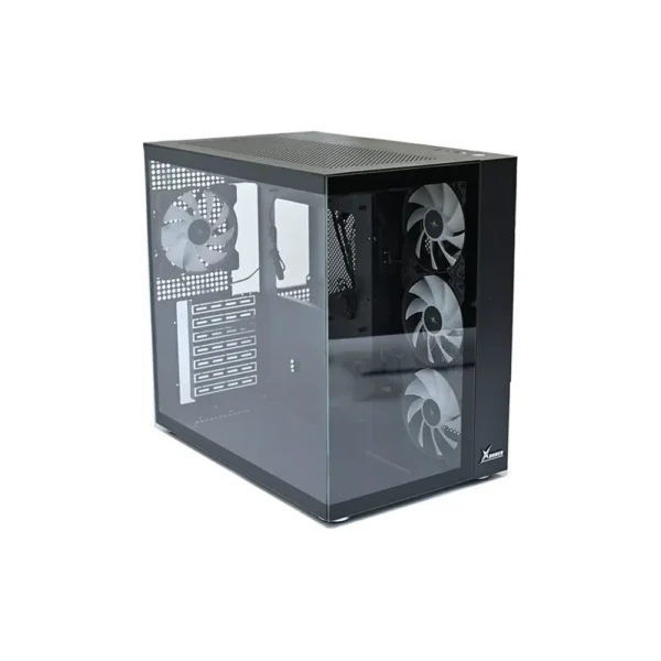 Xander Neptune Full-Tower ATX Gaming Case- Black