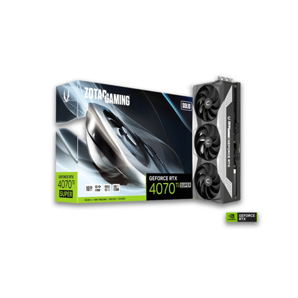 ZOTAC GAMING GeForce RTX 4070 Ti SUPER SOLID 16GB GDDR6X Graphics Card – ZT-D40730R-10P