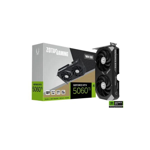 ZOTAC Gaming RTX 5060 Ti Twin Edge 16GB GDDR7 Graphics Card – ZT-B50620E-10M