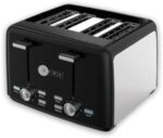 AFRA Japan Electric Breakfast Toaster 1600W Black Model AF-24700TOBL | 1 Year Full Warranty - Image 2