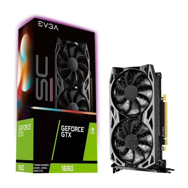 EVGA GeForce GTX 1660 SC ULTRA GAMING 6GB Graphics Card