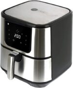 AFRA Japan 5.5 Liters Air Fryer 1600-1800W Black/Silver Model AF-5518AFSS | 1 Year Full Warranty - Image 2