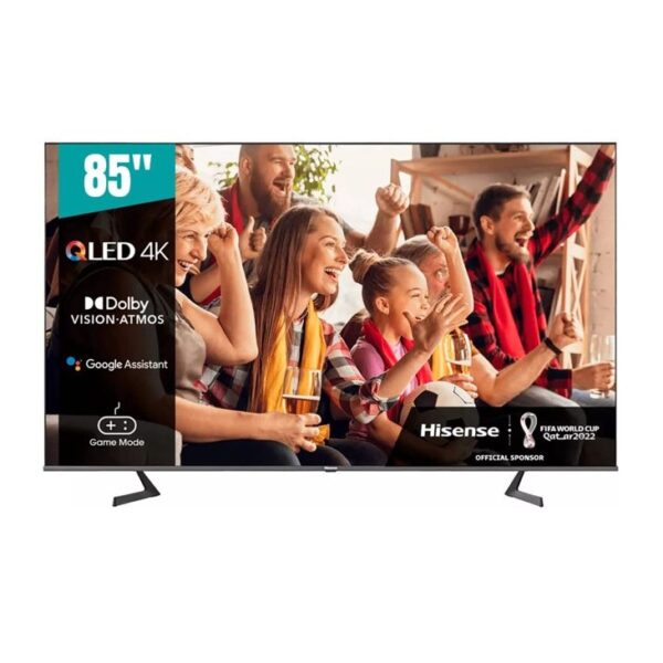 Hisense 85 Inch TV QLED 4K Smart TV With Quantum Dot Black Color Model 85A7HQ | 1 Year Warranty.