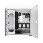 Corsair iCUE 5000X RGB Tempered Glass Mid-Tower ATX PC Gaming Case with 3x120mm RGB Fans – White - Image 4