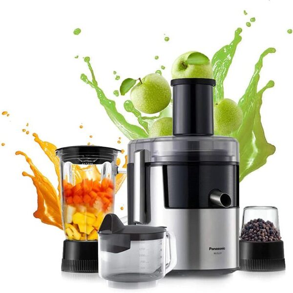 Panasonic Juicer 800 W Color Silver/Black Model – MJ-DJ31 – 1 Year Brand Warranty.