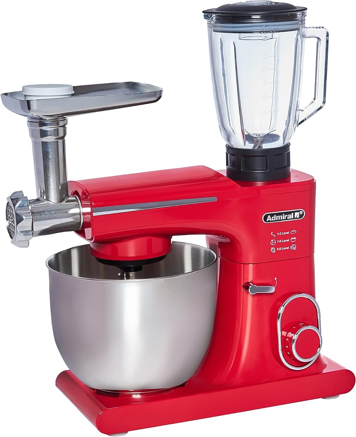 Admiral 10 Liters Stand Mixer, Red Model – ADSM10SS20 | 1 Year Full Warranty - Image 2