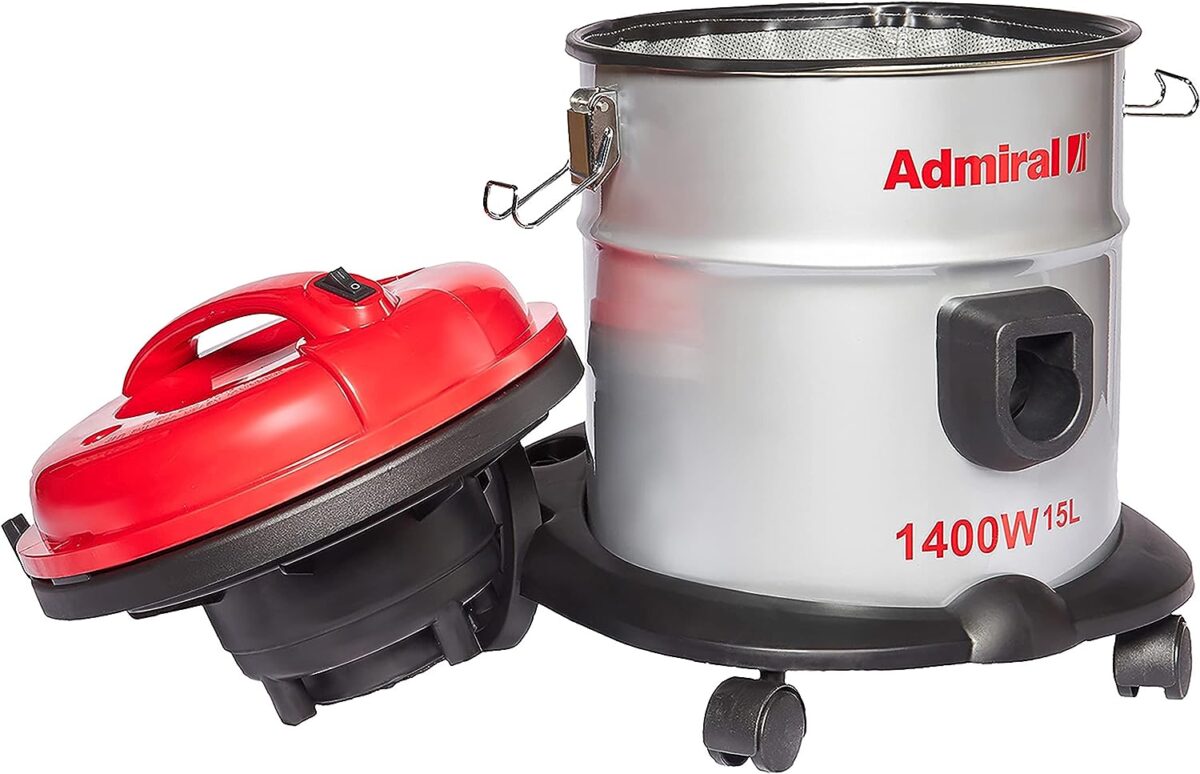 Admiral 15 Liters Drum Vacuum Cleaner, Red Model – ADVD1514AC | 1 Year Full Warranty - Image 2