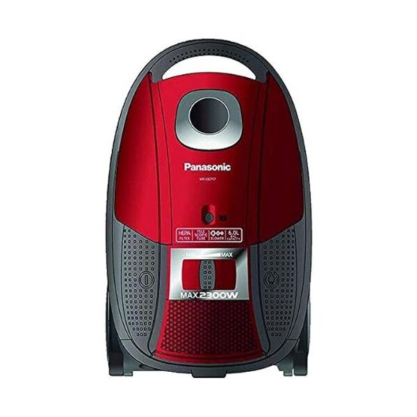Panasonic 6 Litres Deluxe Series Vacuum Cleaner 2300 W Color Red Model-MC-CG717 | 1 Year Brand Warranty.